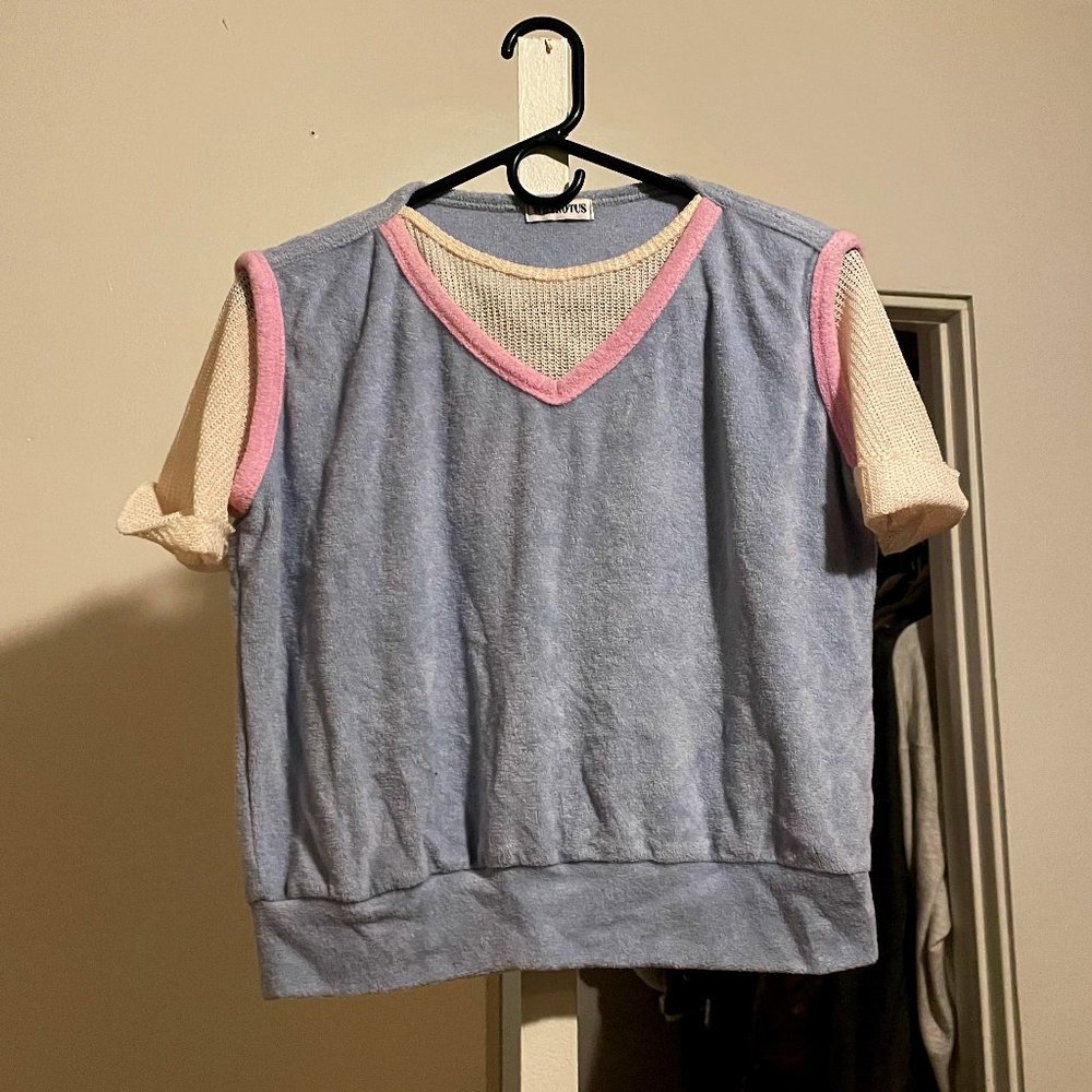 AMAZING TERRY CLOTH BEACH TOP !